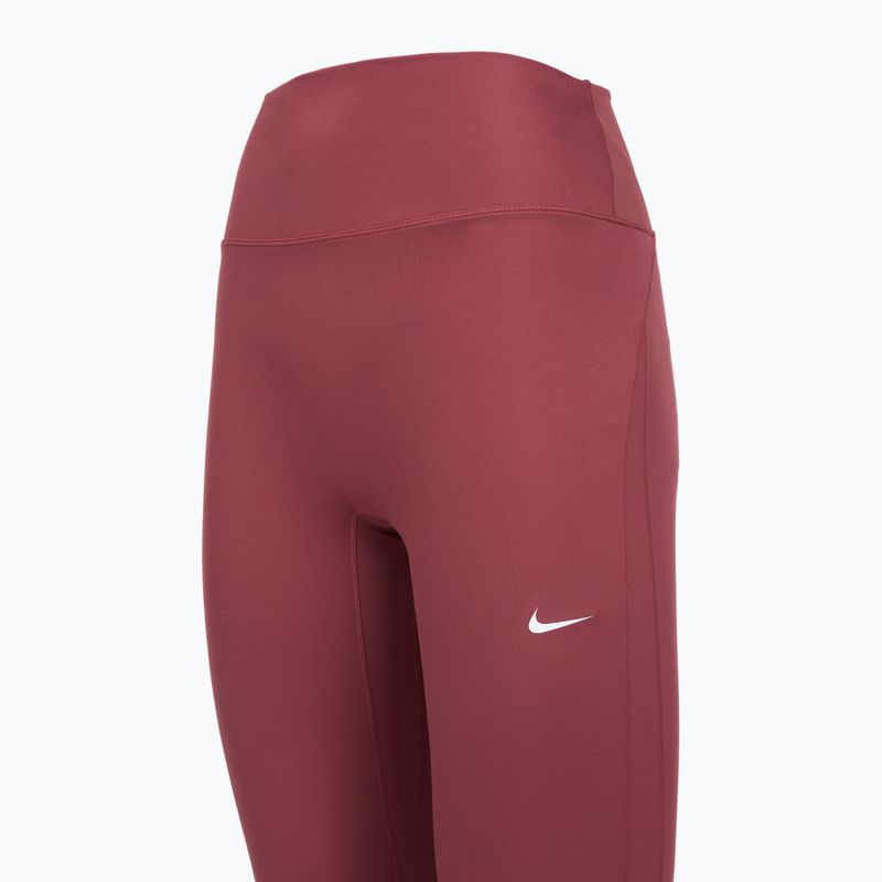 Dámske legíny Nike One pink smoke/pink smoke/pink rise/white 9