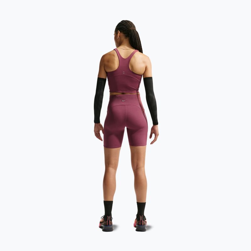 Dámske bežecké šortky Nike Swift pink smoke 3