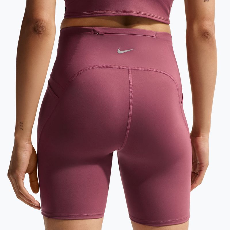 Dámske bežecké šortky Nike Swift pink smoke 5