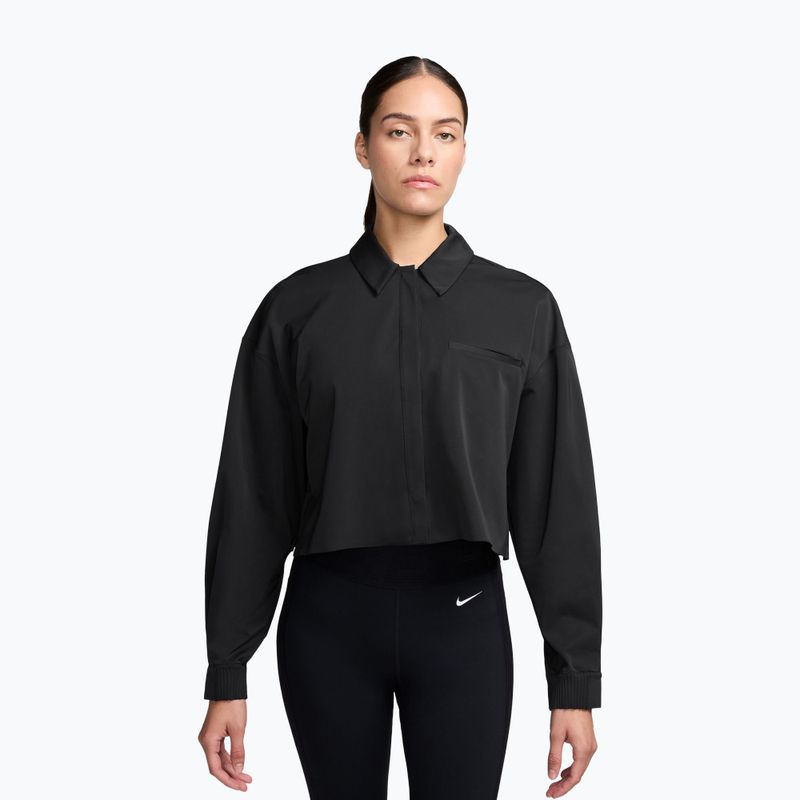 Dámske tréningové tričko Nike 24.7 PerfectStretch black/dark smoke grey