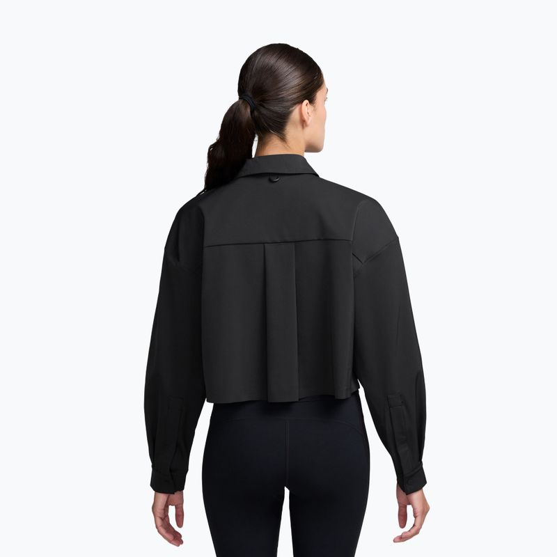 Dámske tréningové tričko Nike 24.7 PerfectStretch black/dark smoke grey 2
