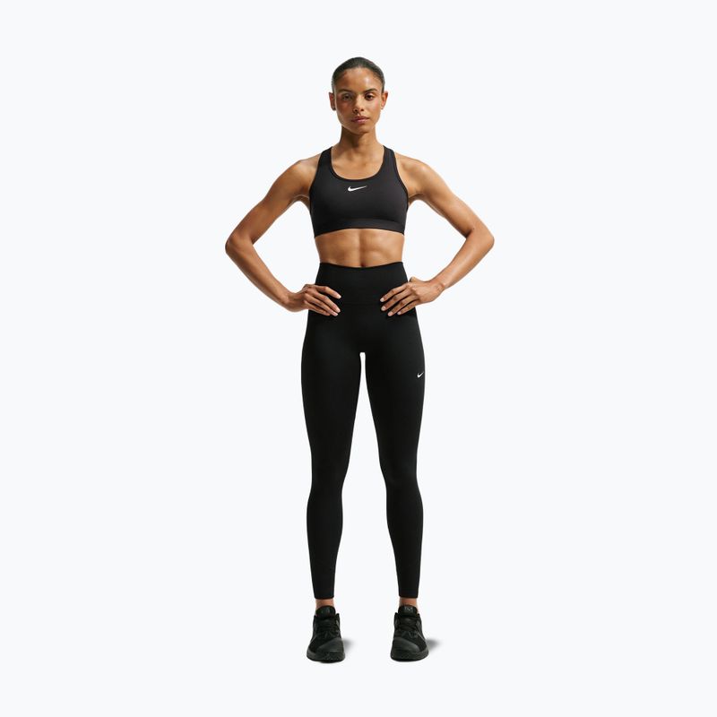 Dámske legíny Nike One black/black/university red/white 2
