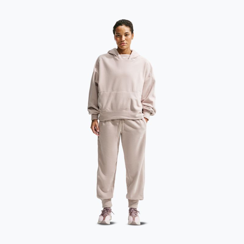 Dámske nohavice Nike One Therma-FIT Mid Rise cream ii/white 2