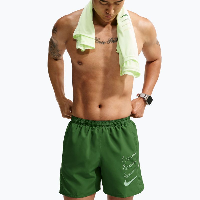 Pánske bežecké šortky Nike Miler forest green 5