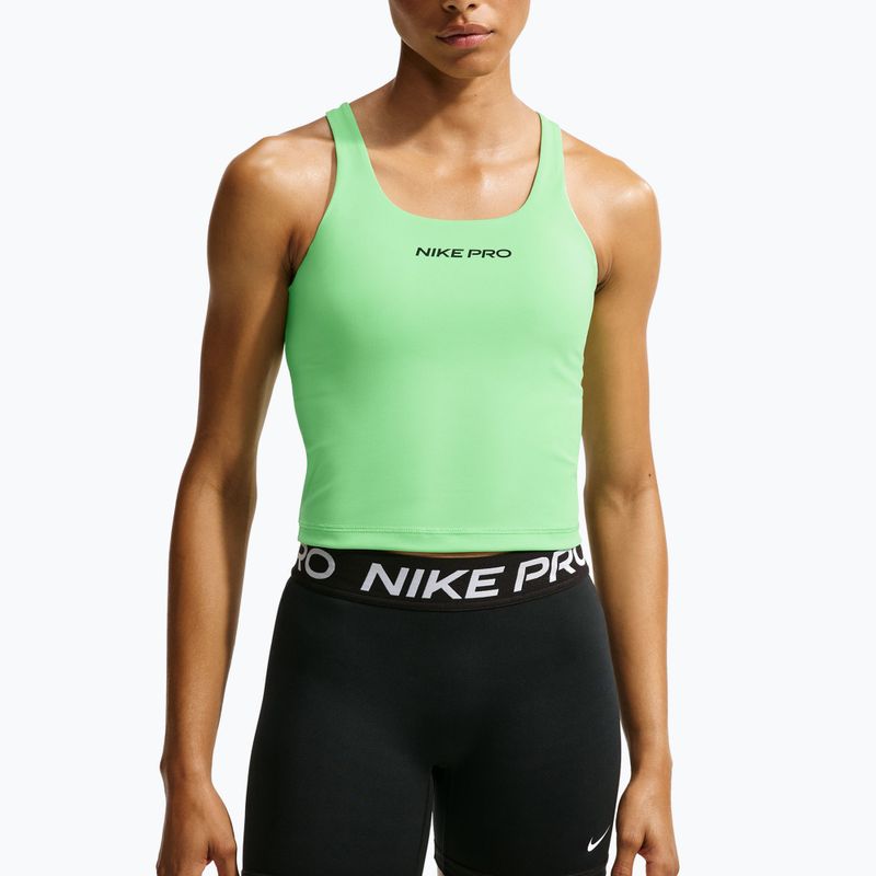 Dámske tréningové tričko Nike Pro Sculpt illusion green/cucumber calm/black 3