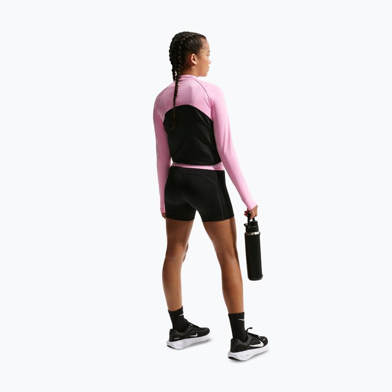 Detské šortky Nike Pro black/pink rise/white 4