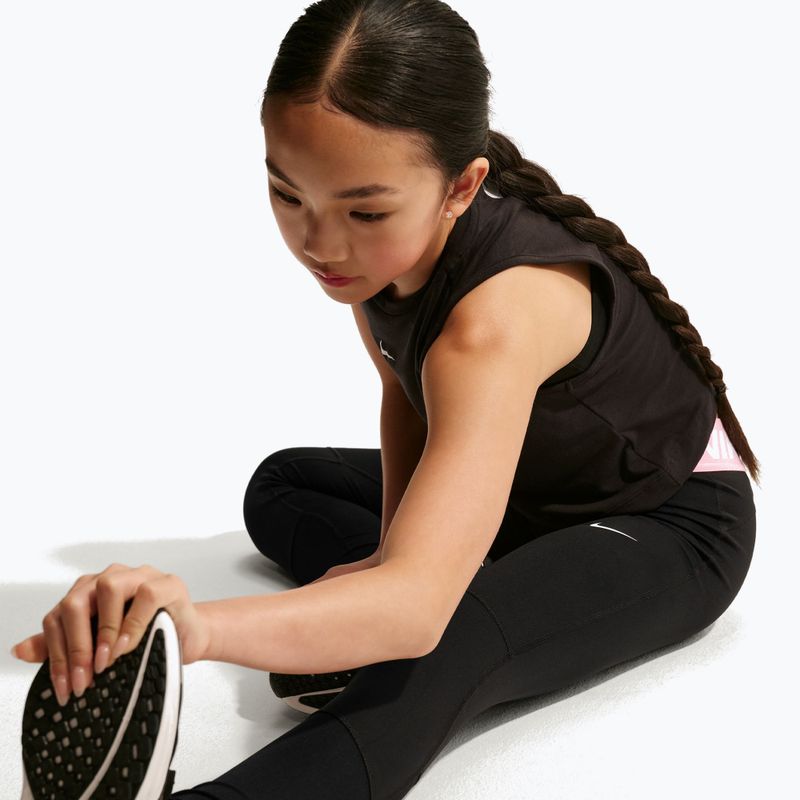 Detské legíny Nike Pro Dri-FIT black/pink rise/white 5