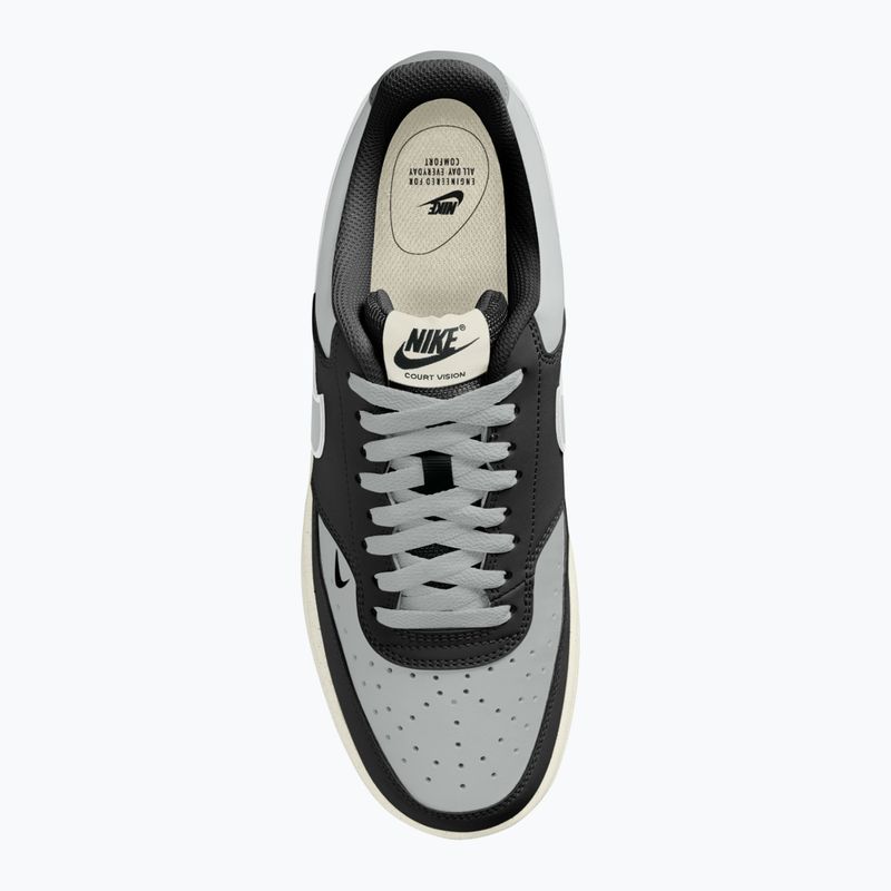 Pánske topánky Nike Court Vision Low black/light smoke grey/sail/light smoke grey 4