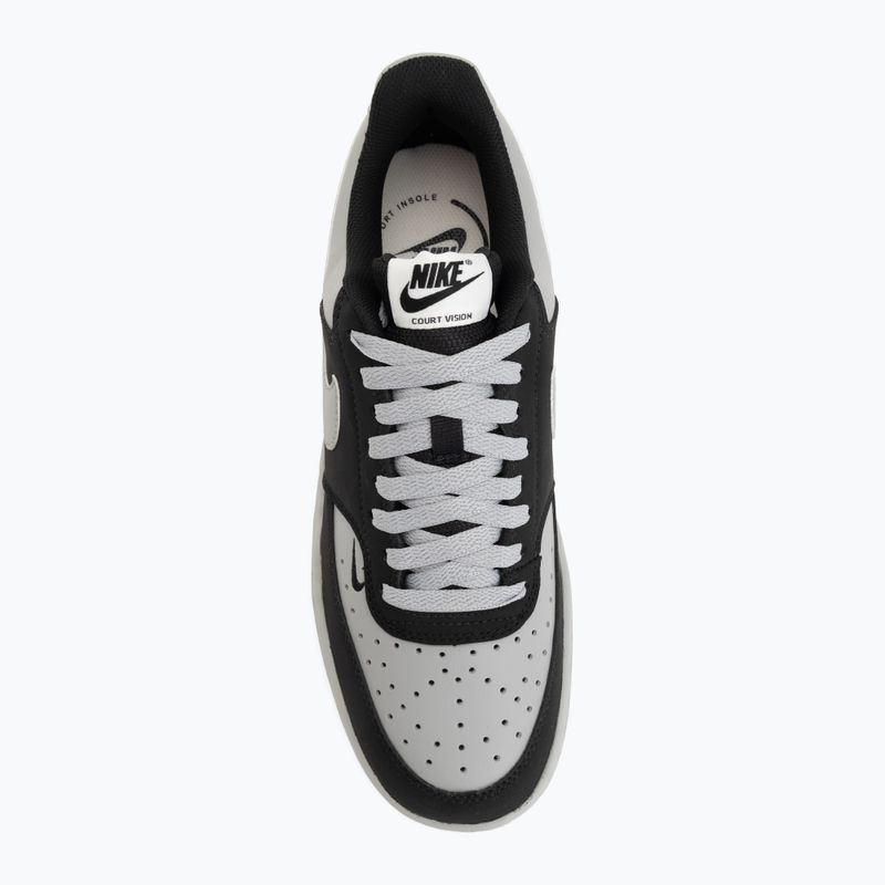 Pánske topánky Nike Court Vision Low black/light smoke grey/sail/light smoke grey 5