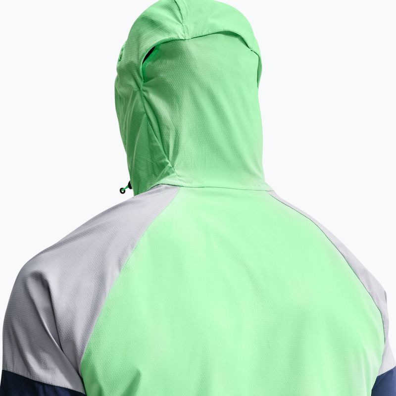 Pánska bežecká bunda Nike Impossibly Light Windrunner midnight navy/illusion green/wolf grey 7