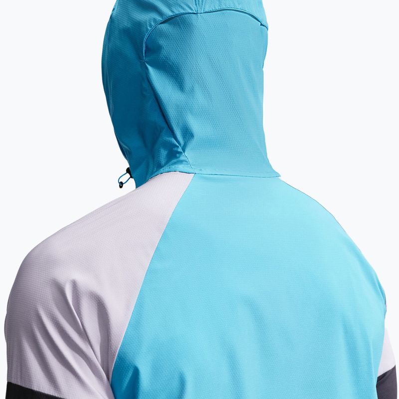 Pánska bežecká bunda Nike Impossibly Light Windrunner black/light current blue/wolf grey 6