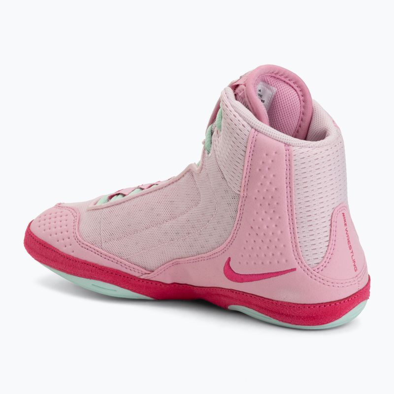 Zápasnícke topánky Nike Inflict 4 pink foam/desert pink/pink rise/rrtic green 3
