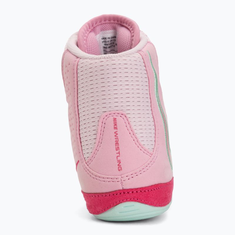 Zápasnícke topánky Nike Inflict 4 pink foam/desert pink/pink rise/rrtic green 6