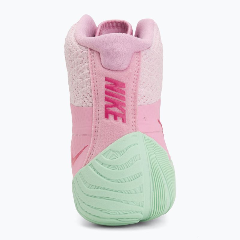 Zápasnícke topánky Nike Tawa pink foam/pink rise/arctic green/desert pink 6