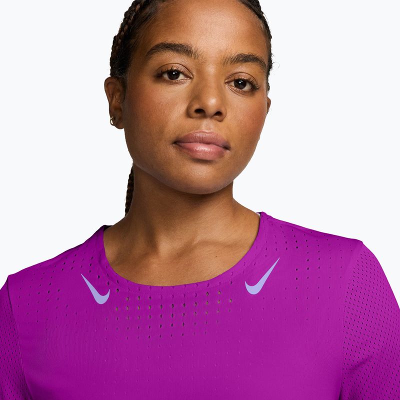 Dámske bežecké tričko Nike AeroSwift Dri-Fit ADV vivid purple/purple pulse 3