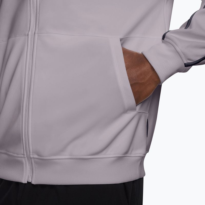 Pánska tenisová mikina Nike Court Heritage silver lilac/gridiron 3