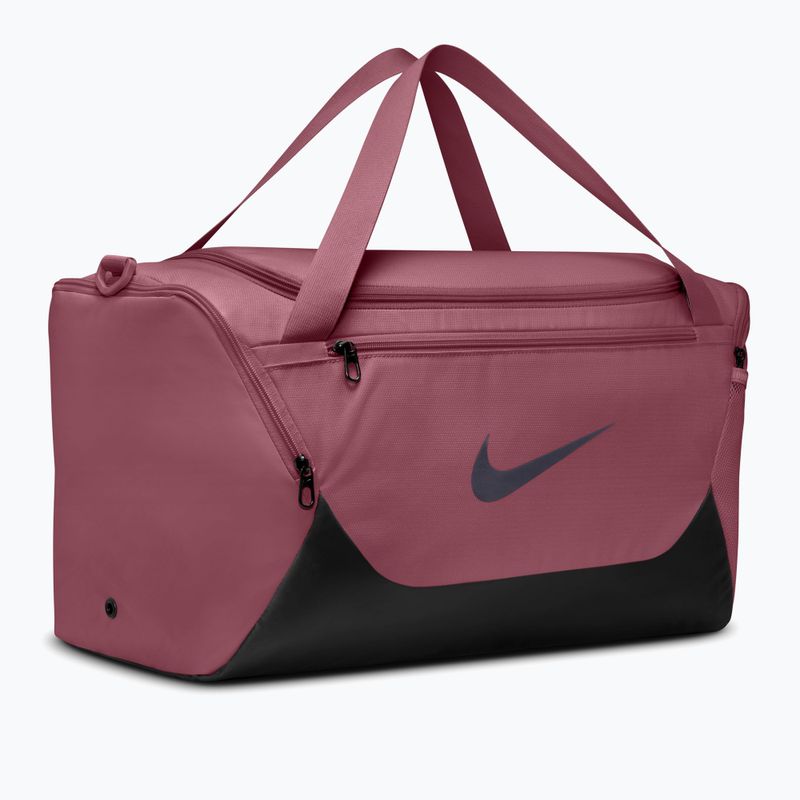 Tréningová taška Nike Brasilia 40 l pink smoke/black/gridiron 3