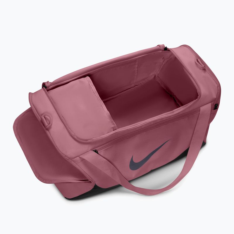 Tréningová taška Nike Brasilia 40 l pink smoke/black/gridiron 5