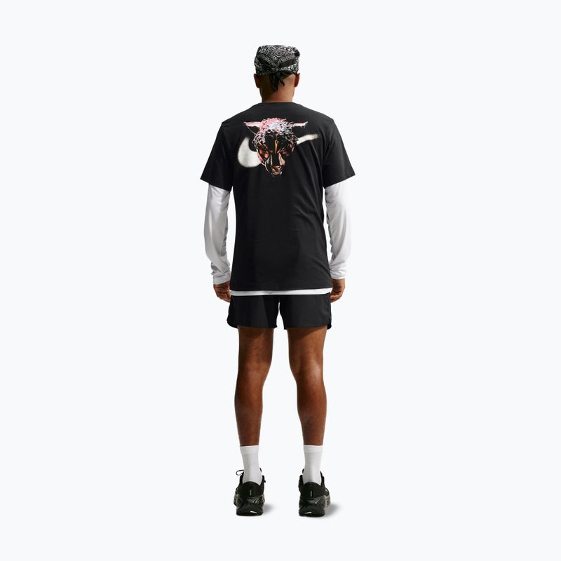 Pánske bežecké tričko Nike Dri-Fit Graphic black/white 2
