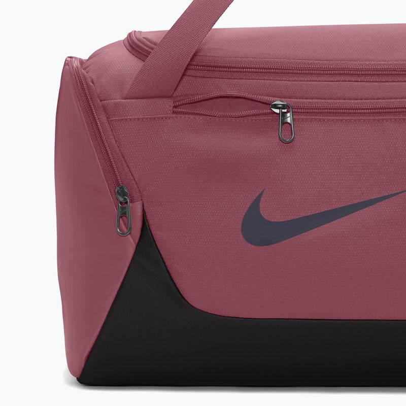 Tréningová taška Nike Brasilia Duffel Extra Small 24 l pink smoke/black/gridiron 6