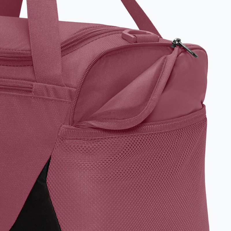 Tréningová taška Nike Brasilia Duffel Extra Small 24 l pink smoke/black/gridiron 8