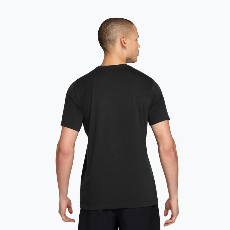 Pánske bežecké tričko Nike Dri-Fit Running T-Shirt black/bright spruce 2