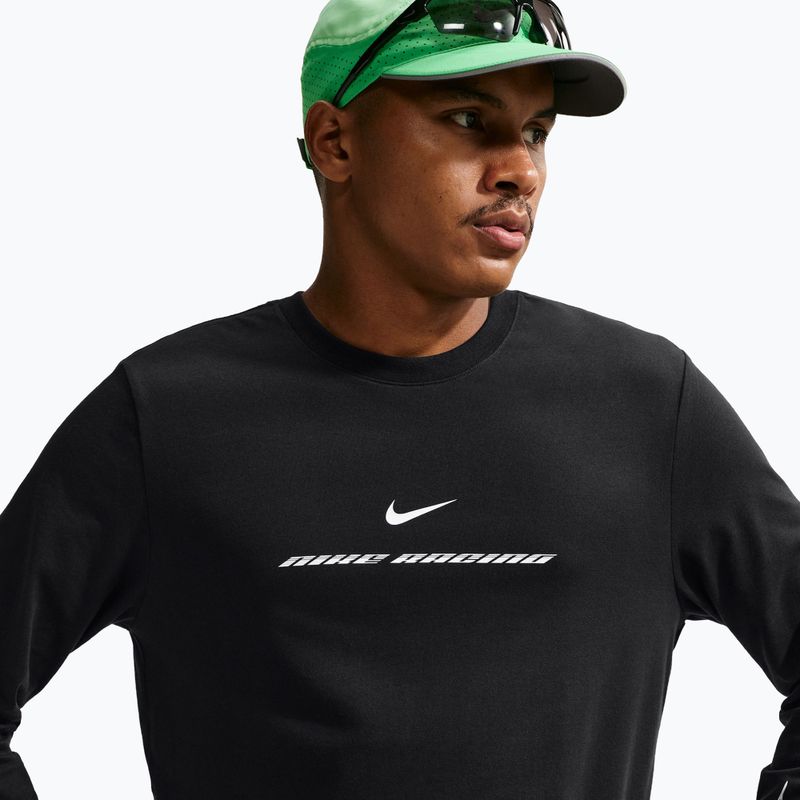 Pánske bežecké tričko longsleeve Nike Dri-Fit black 4
