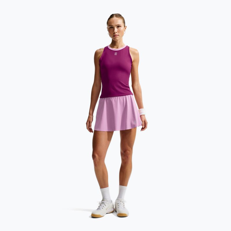 Tenisová sukňa Nike Court Advantage orchid/white 2