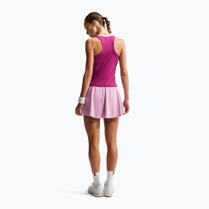 Tenisová sukňa Nike Court Advantage orchid/white 3