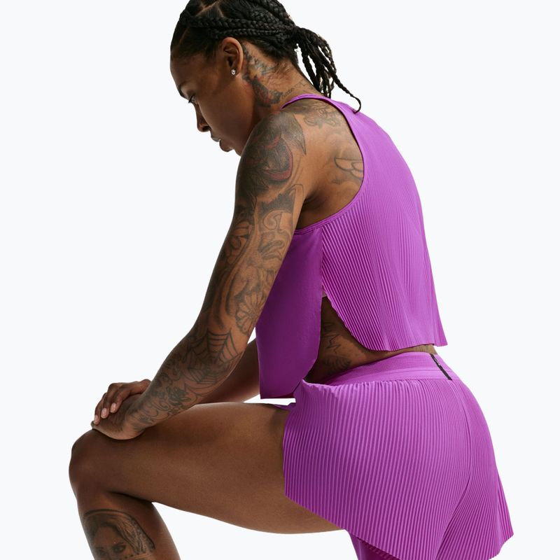Dámske bežecké tričko Nike AeroSwift Dri-Fit ADV vivid purple/purple pulse 5