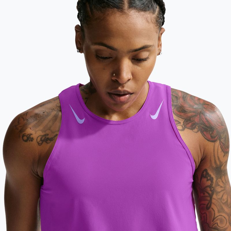 Dámske bežecké tričko Nike AeroSwift Dri-Fit ADV vivid purple/purple pulse 6