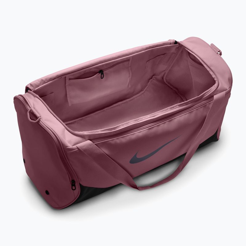 Tréningová taška Nike Brasilia 60 l pink smoke/black/gridiron 4