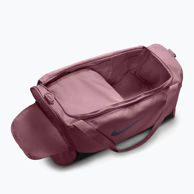 Tréningová taška Nike Brasilia 60 l pink smoke/black/gridiron 5