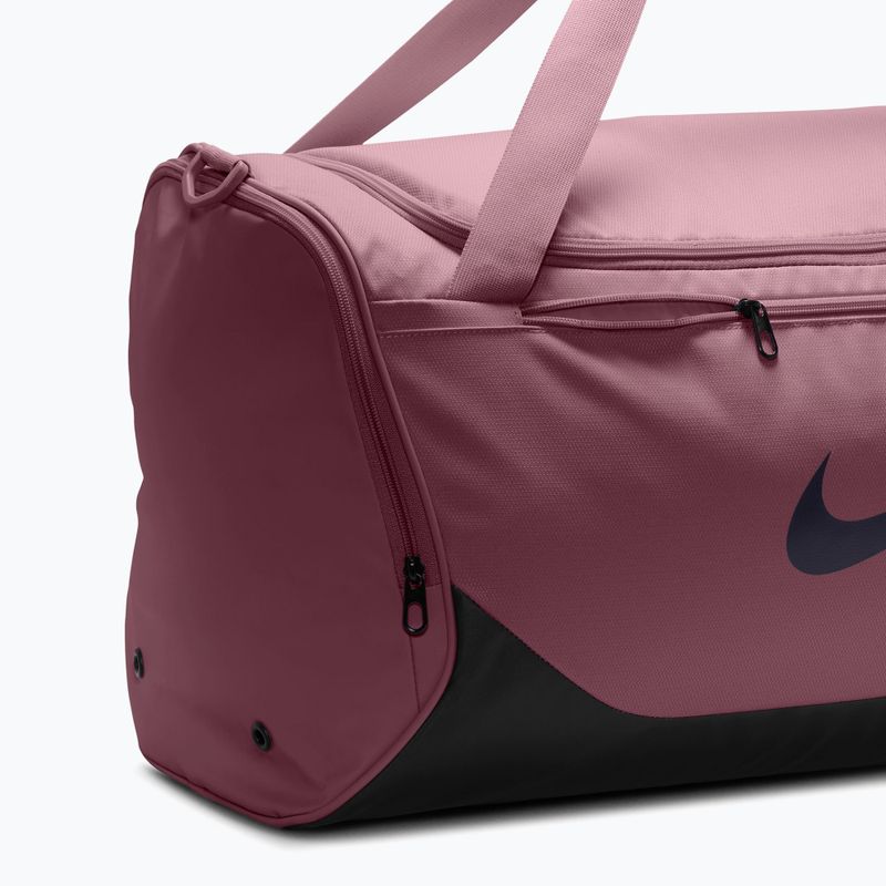 Tréningová taška Nike Brasilia 60 l pink smoke/black/gridiron 6