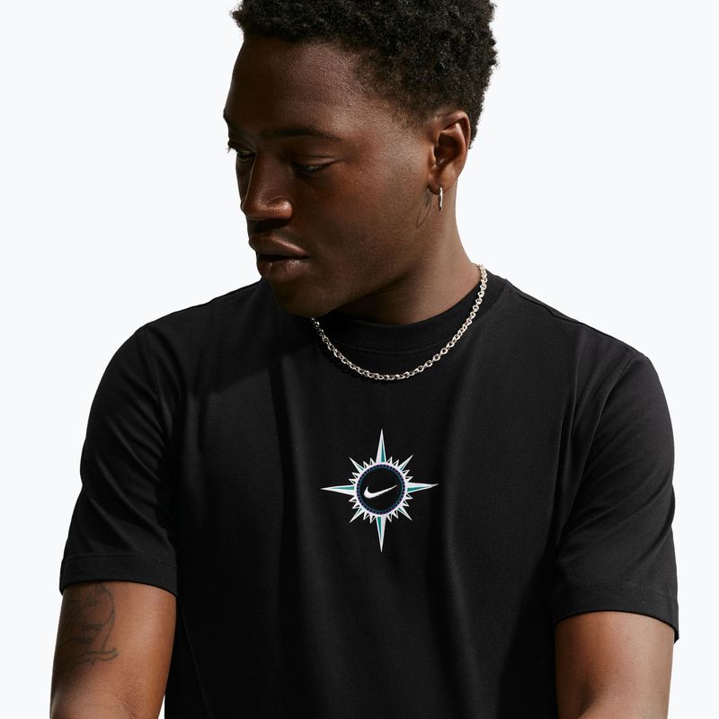 Pánske bežecké tričko Nike Dri-Fit Graphic black/action grape 4