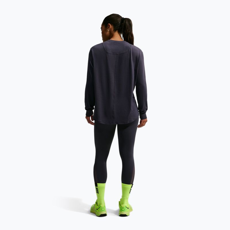 Dámske tréningové tričko longsleeve Nike One Relaxed Dri-Fit gridiron/white 3