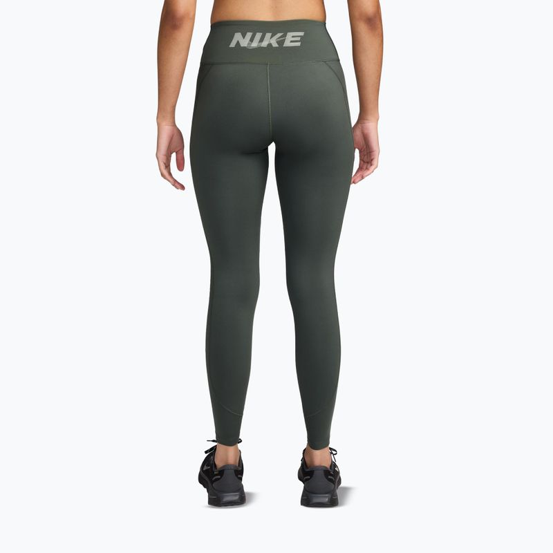 Dámske legíny Nike One camo green/camo green/jade horizon/white 2