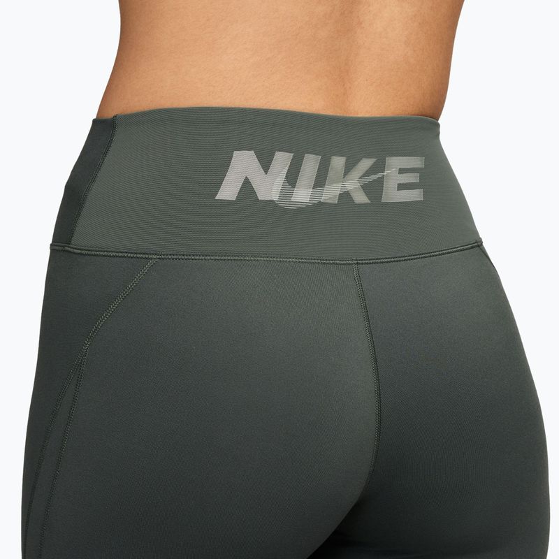 Dámske legíny Nike One camo green/camo green/jade horizon/white 3