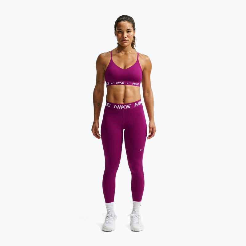 Dámska fitness podprsenka Nike Dri-Fit Indy Light Support true berry 2