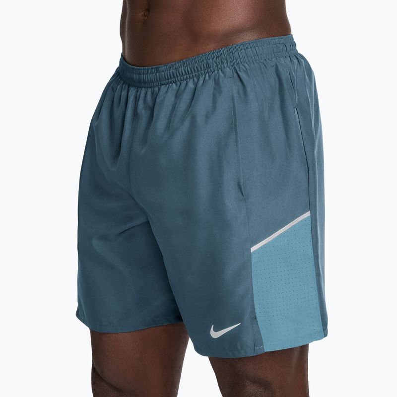 Pánske bežecké šortky Nike Miler Dri-Fit 2in1 7" smokey blue/cerulean 3