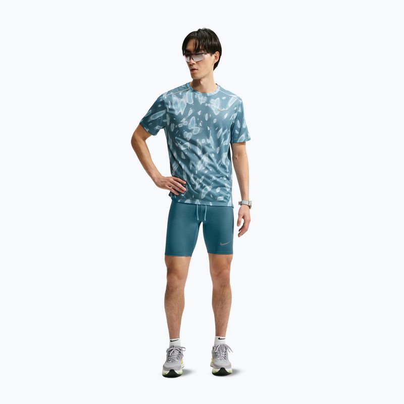 Pánske bežecké šortky Nike Fast Dri-Fit Brief Lined 1/2 Tight smokey blue 2