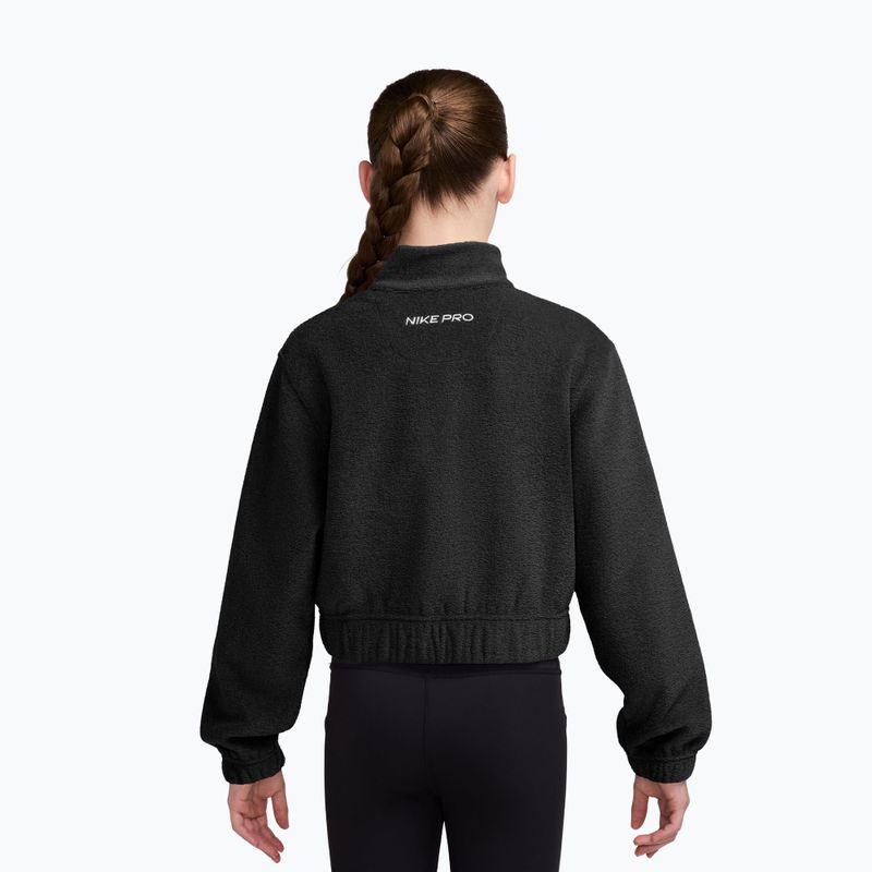 Detská mikina Nike Pro Therma-FIT Full-Zip black/white 2