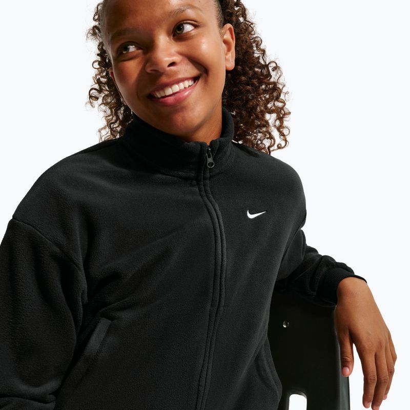 Detská fleecová mikina Nike Sportswear black/white 5