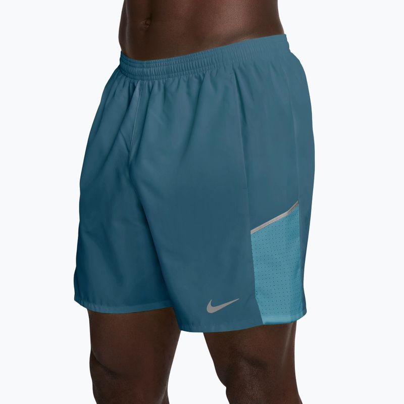 Pánske šortky Nike Miler Dri-Fit 7" smokey blue/cerulean 3