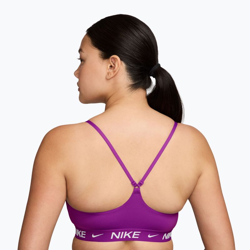 Dámska fitness podprsenka Nike Dri-Fit Indy Light Support vivid purple 2