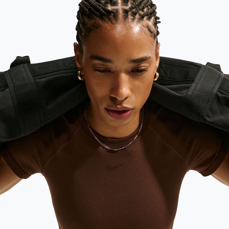Dámske tréningové tričko Nike Pro Seamless Dri-Fit SS cacao wow 6