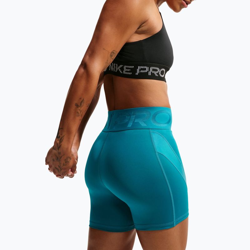 Dámske tréningové šortky Nike Pro Sculpt bright spruce/bright spruce 5