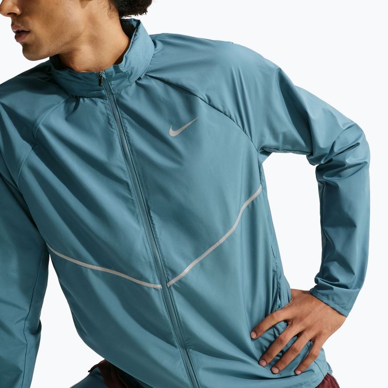 Pánska bežecká bunda Nike Miler Repel UV smokey blue/smokey blue 5