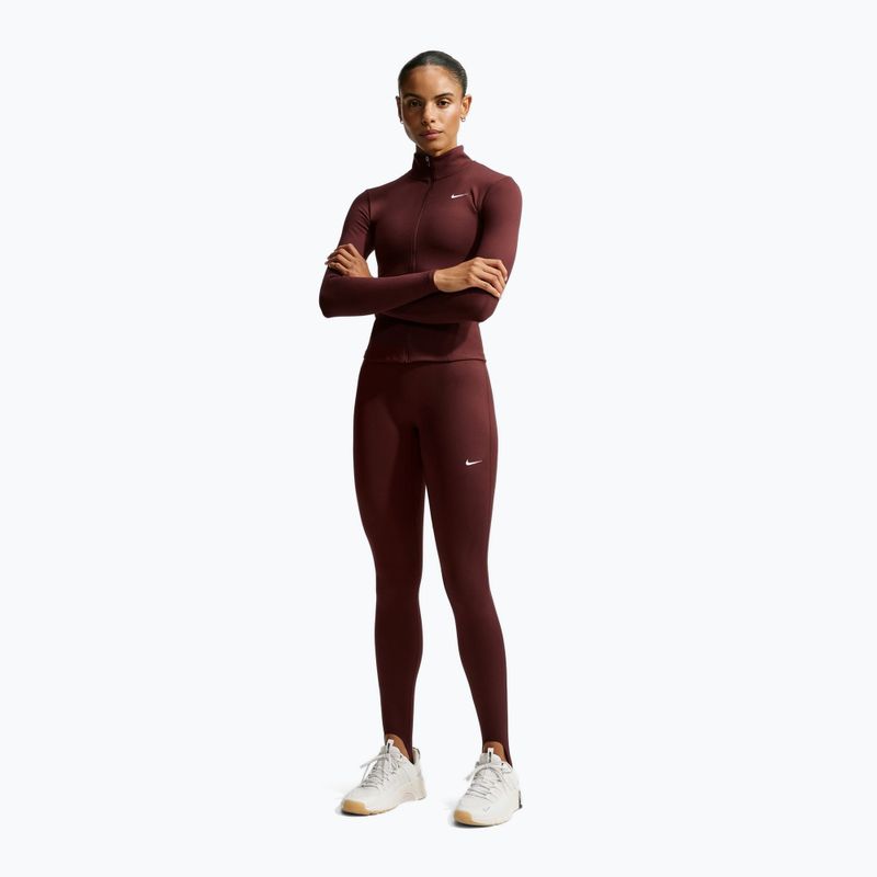 Dámske tréningové legíny Nike One mystic dates/white 2