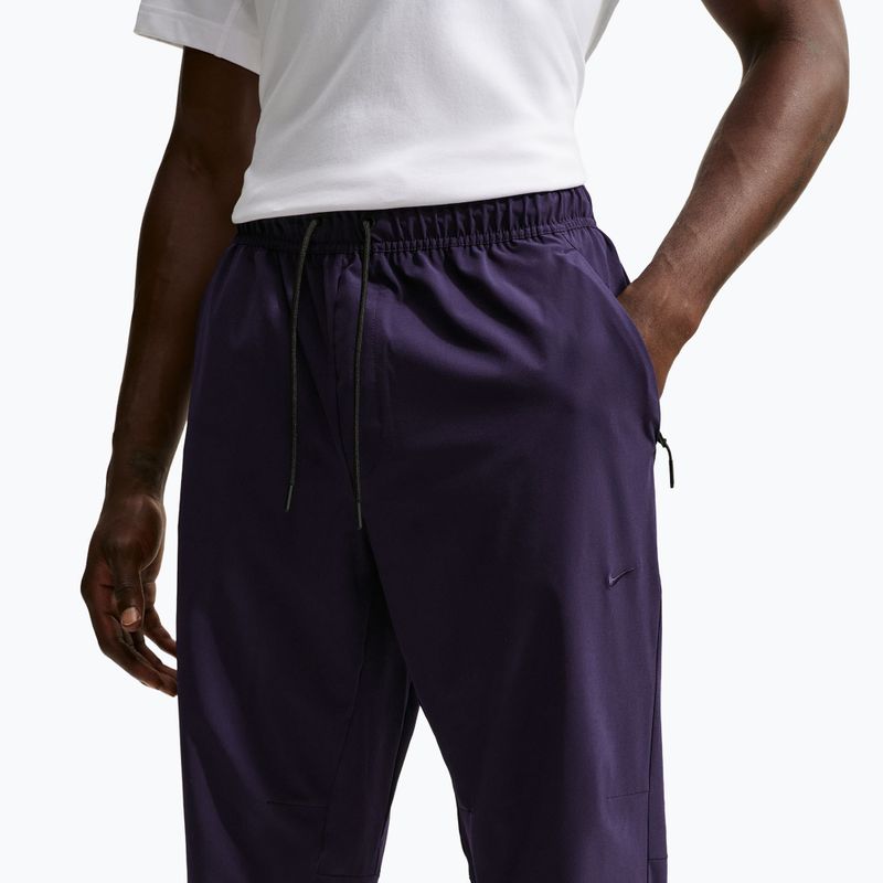 Pánske nohavice Nike Unlimited Dri-Fit Zippered Cuff Purple Dynasty/Black/Purple Dynasty 5
